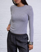 Langarmshirt mit Rundhalsausschnitt