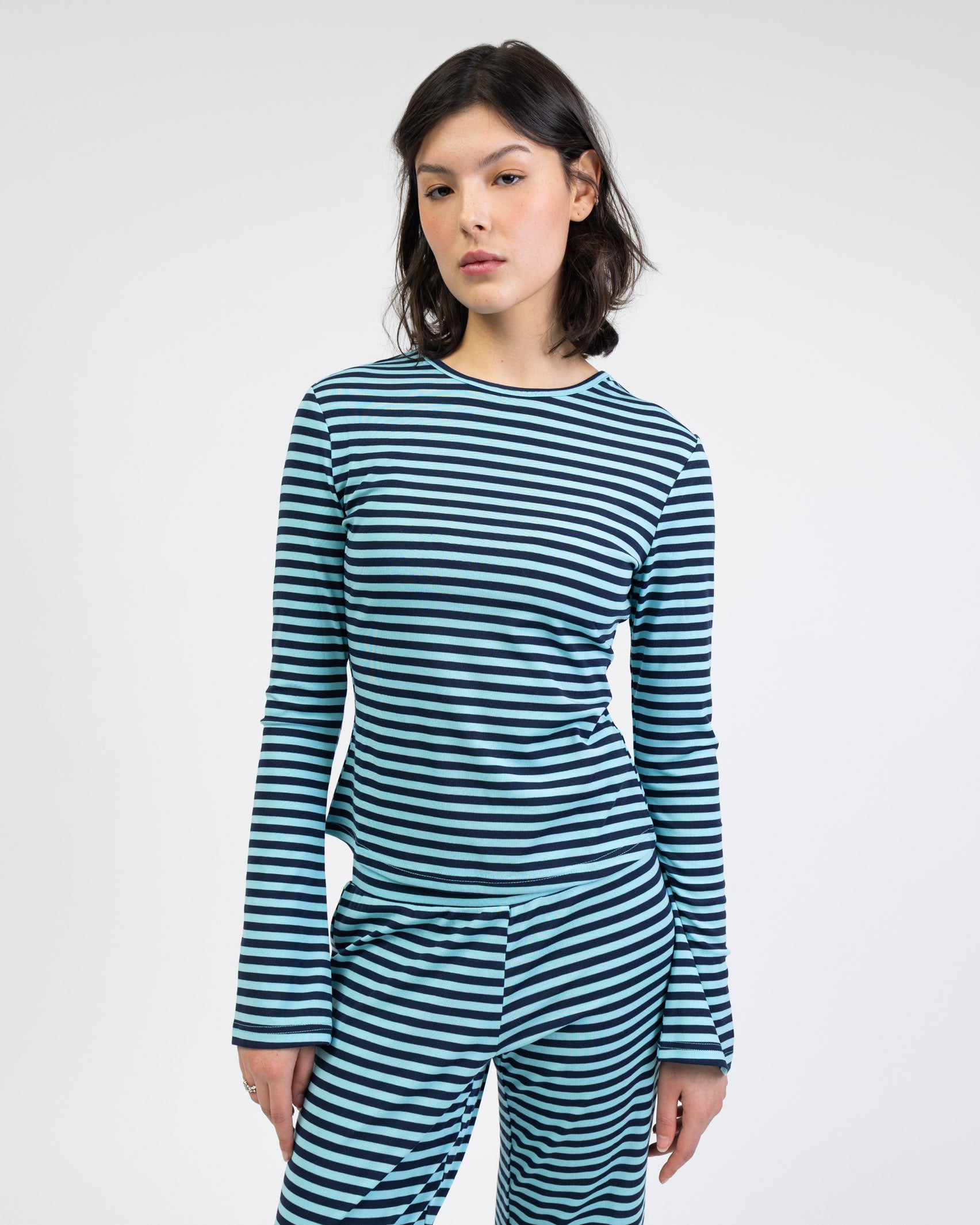Langarmshirt mit Streifen
