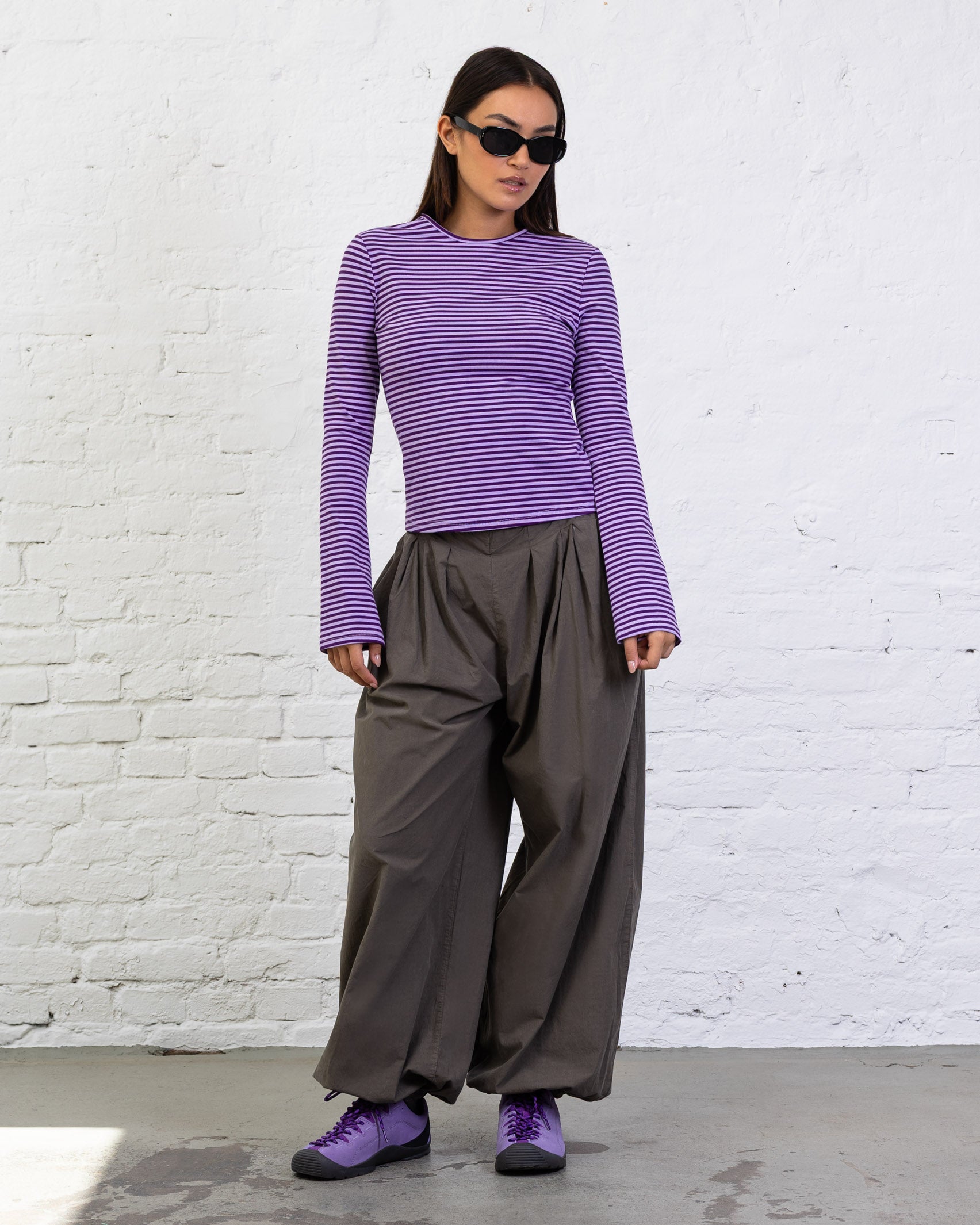 Langarmshirt mit Streifen
