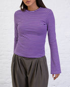 Langarmshirt mit Streifen
