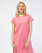 Gestreiftes Basic T-Shirt Kleid