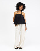 Luftiges Neckholder Top zum Binden