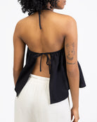 Luftiges Neckholder Top zum Binden