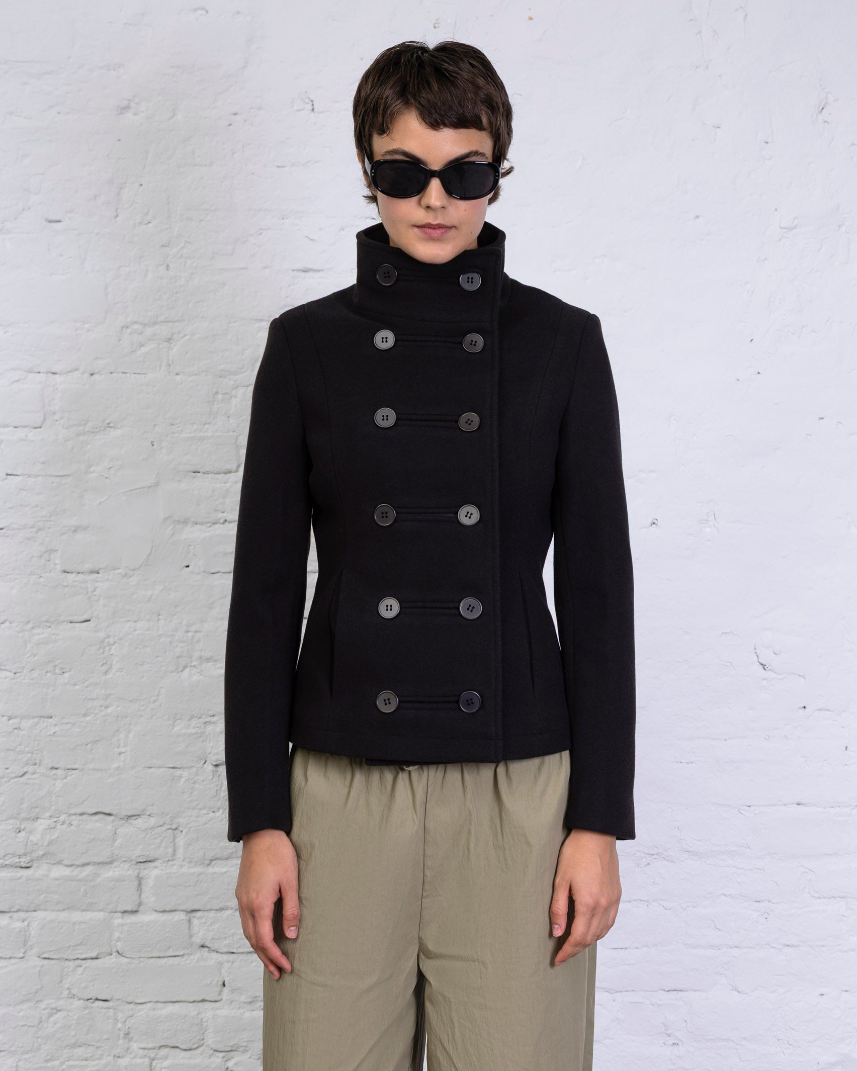 Taillierte Jacke mit Doppelknopfreihe