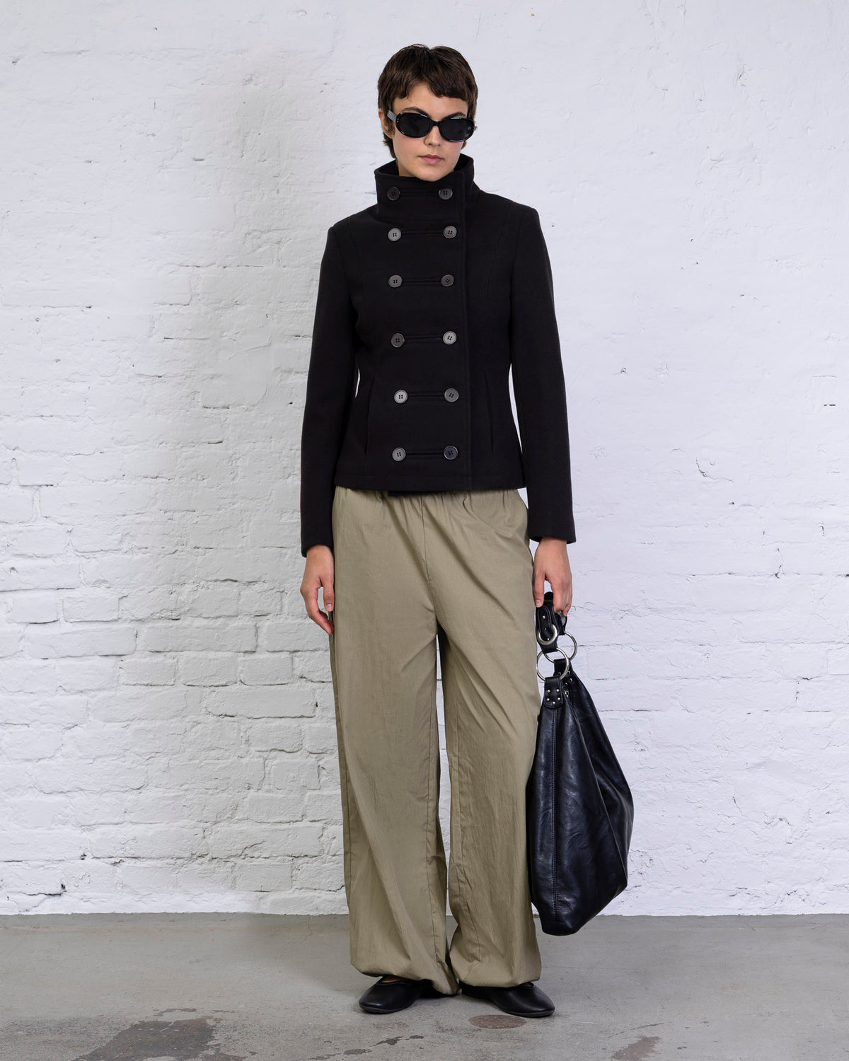 Taillierte Jacke mit Doppelknopfreihe