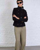 Taillierte Jacke mit Doppelknopfreihe