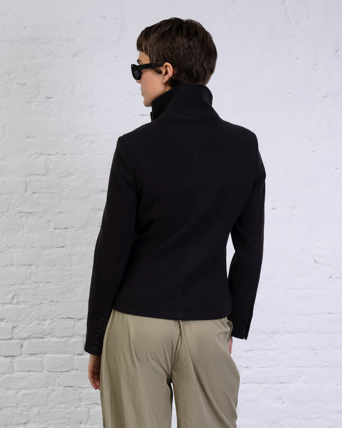 Taillierte Jacke mit Doppelknopfreihe