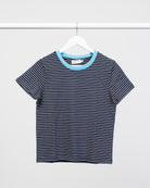 Gestreiftes Basic Kurzarmshirt