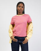 Gestreiftes Basic Kurzarmshirt