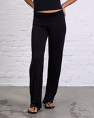 Weiche Hose mit gefaltetem Bund
