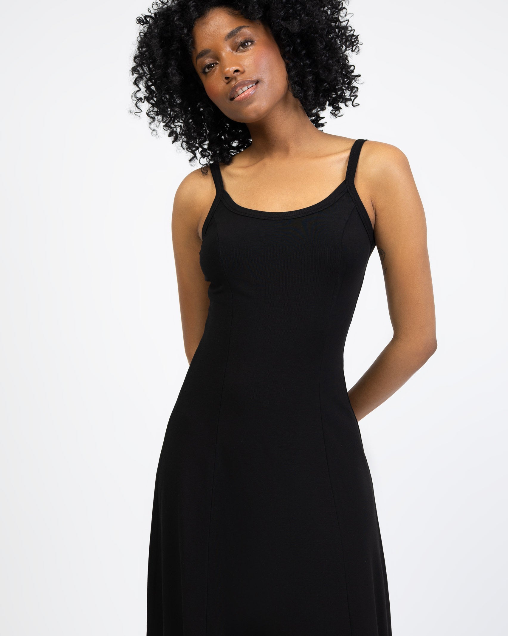 Maxi Trägerkleid
