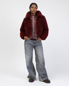 Weiche Jacke mit Reißverschluss