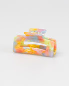 Eckiger Haarclip in Pastelltönen