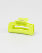 Eckiger Haarclip in Grün