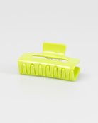 Eckiger Haarclip in Grün