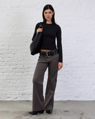 Stoffhose mit Nadelstreifen