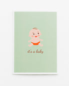 Postkarte It's a Baby - Broke + Schön