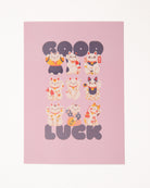 Postkarte Good Luck - Broke + Schön