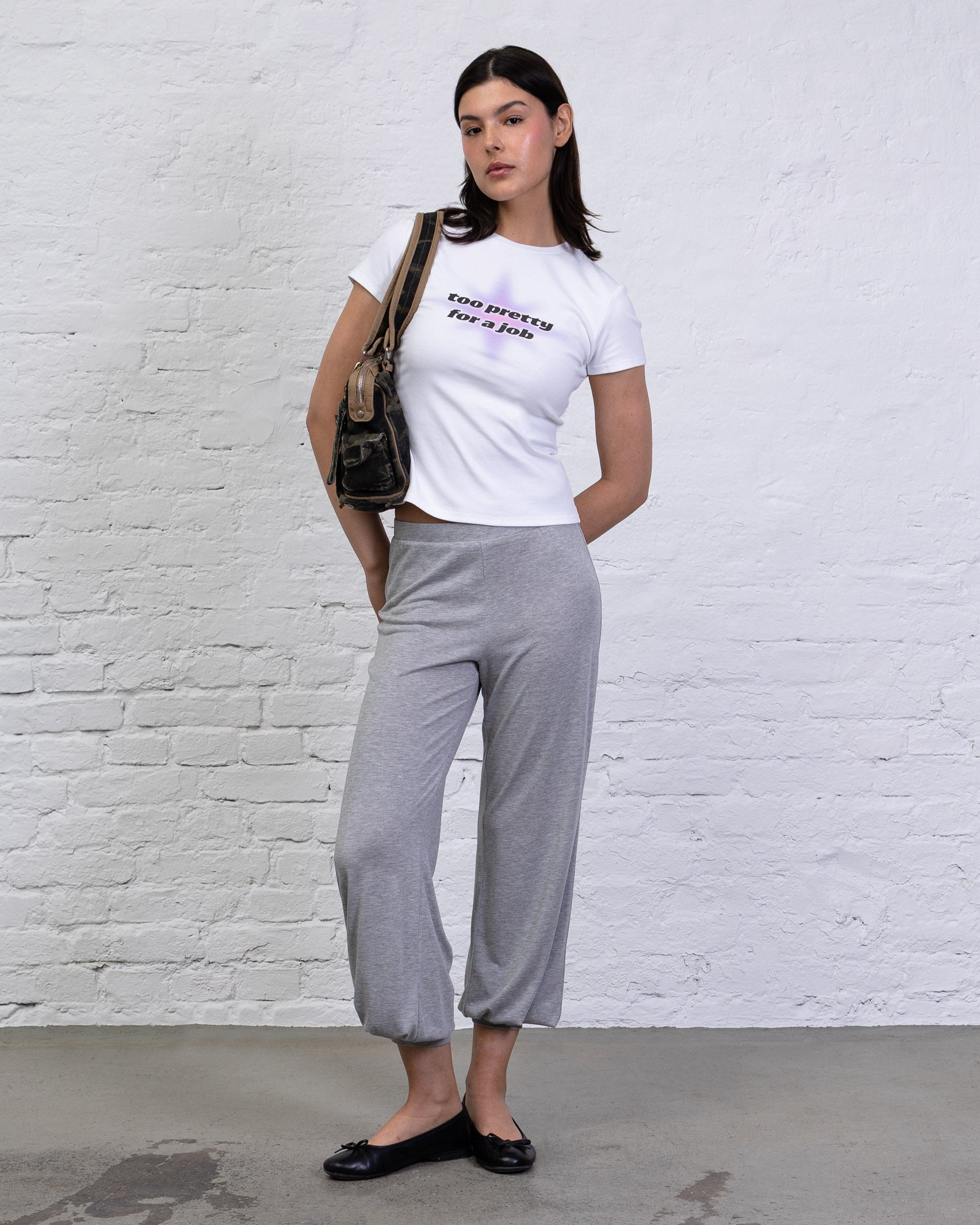 T-Shirt mit Job Print