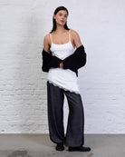 Asymmetrisches Top mit Spitze