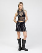Top mit Polkadotprint