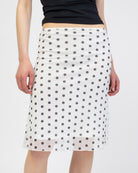 Midi Rock mit Polkadotprint