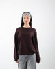 Klassischer Pullover mit Rundhalsausschnitt in Bewegung