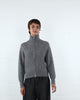 Strukturierte Strickjacke mit Doppel-Reißverschluss