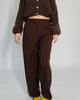 Weite gestreifte Hose