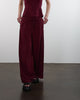Lockere Hose aus Leinen-Mix
