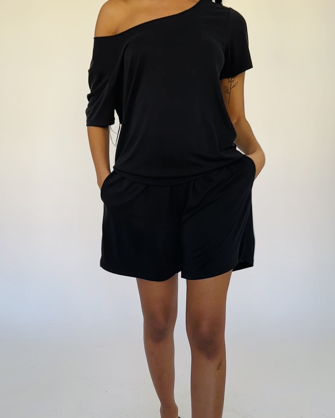 Weiche, lockere Shorts