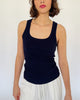 Basic Tanktop blau