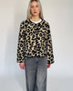 Teddyjacke mit Leoprint