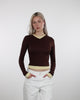 Langarmshirt mit Layering-Effekt im Laufen