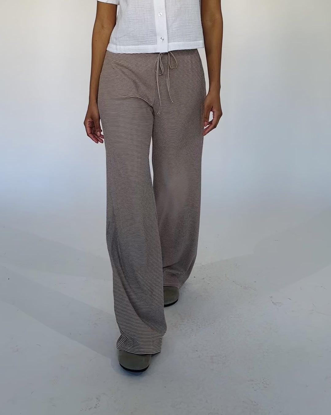 Gestreifte Hose