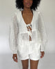 Bluse mit Stickereien