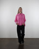 Weite Kurzarm Bluse im Laufen