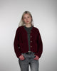 Einfarbige Teddyjacke Im Laufen