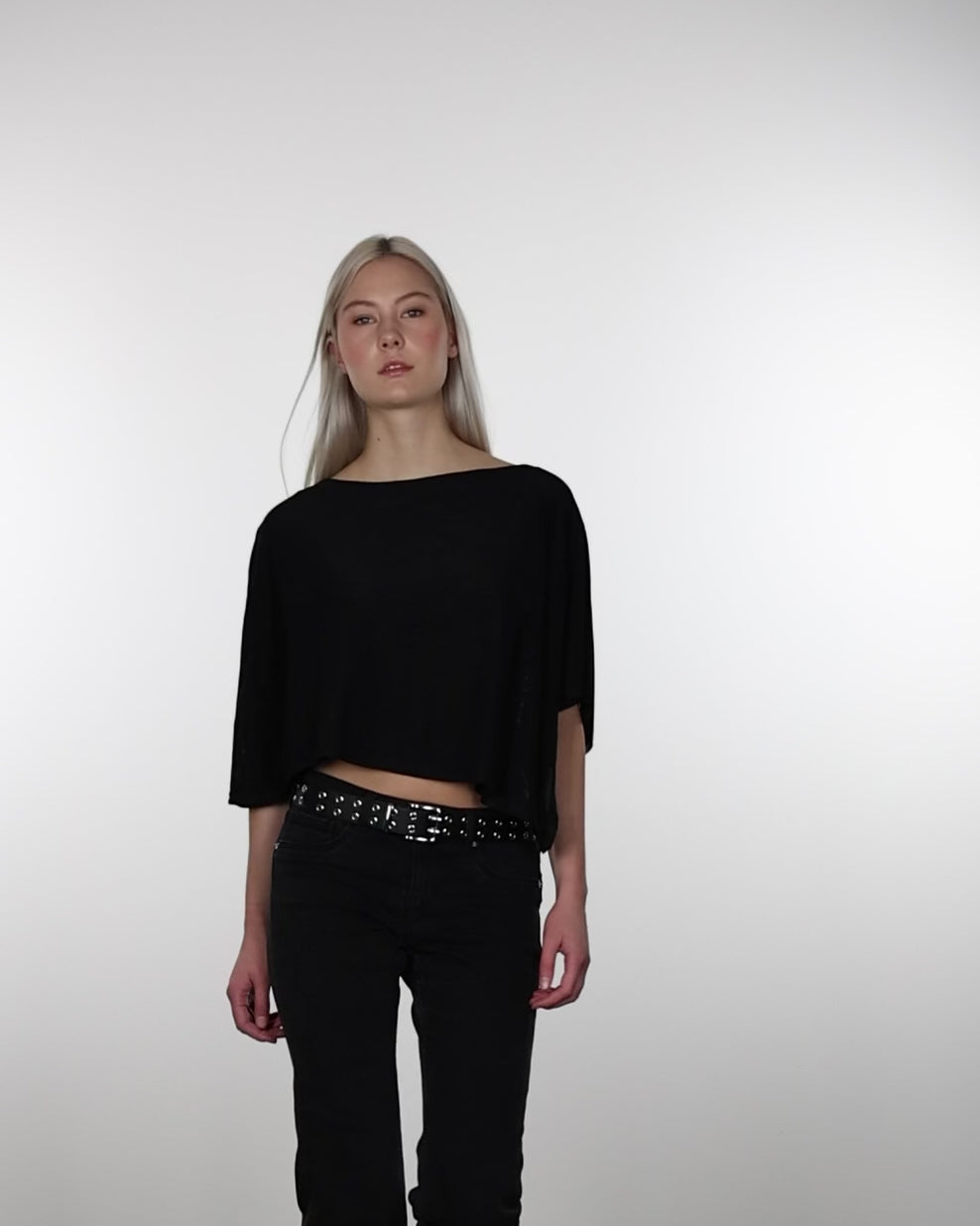 Poncho aus Mesh