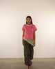 Gestreiftes Basic Kurzarmshirt