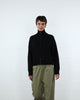Strukturierte Strickjacke mit Stehkragen