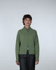 Strukturierte Strickjacke mit Stehkragen
