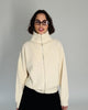 Strickjacke mit hohen Kragen