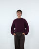 Klassischer Strickpullover mit weiten Ärmeln