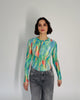 Body mit mehrfarbigem Print