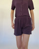 Schlichte Shorts aus Viskose