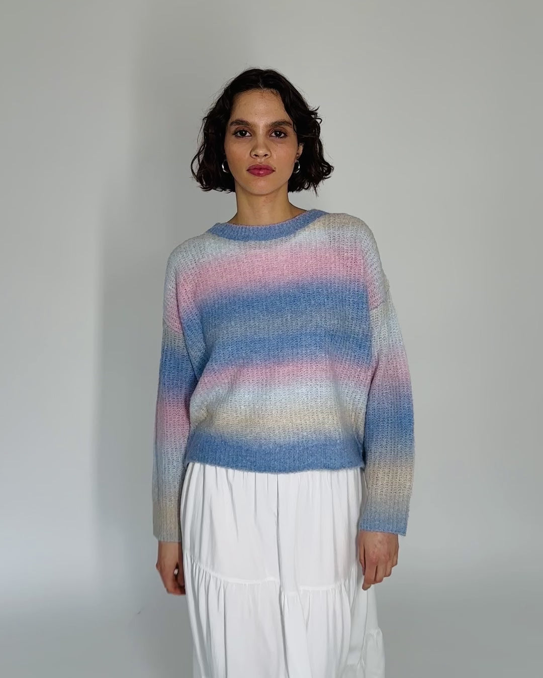 Pullover mit schlichtem Farbverlauf