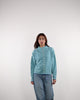 Gestreifte Strickjacke mit Stehkragen