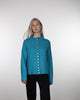 Strickjacke mit Stehkragen