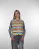 Teddyweste in Regenbogenfarben